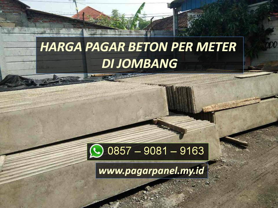 Harga Pagar Beton Per Meter di Jombang