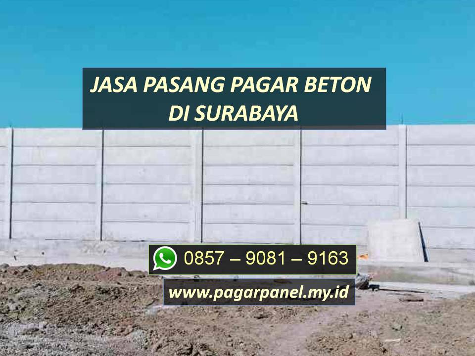 Jasa Pasang Pagar Beton di Surabaya
