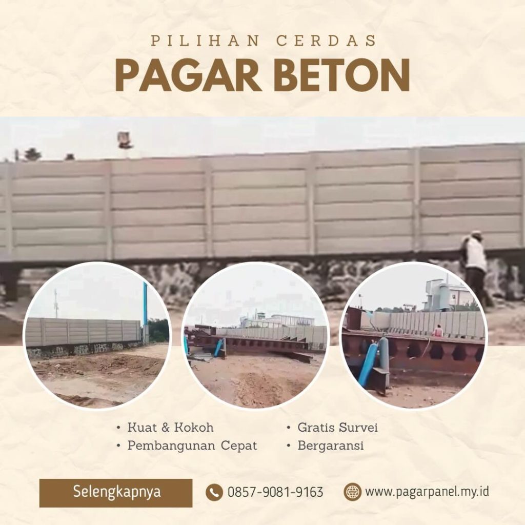 Pagar beton berkualitas