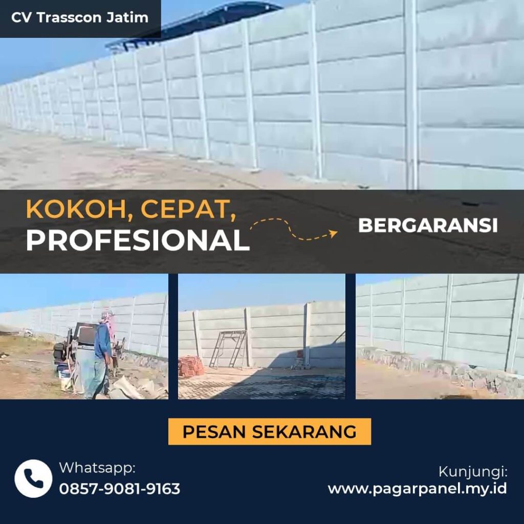 Spesialis pagar beton profesional