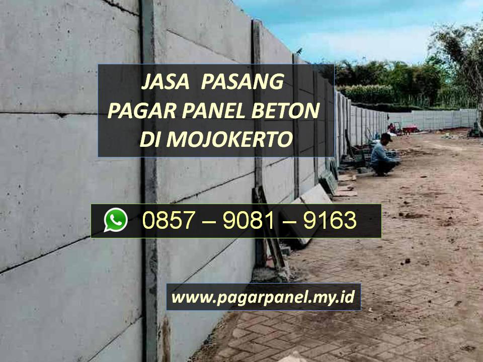 Jasa pasang pagar panel beton precast di Mojokerto