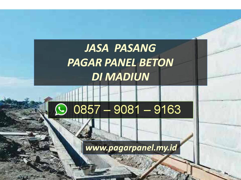 Jasa Pasang Pagar Beton Panel Precast di Madiun