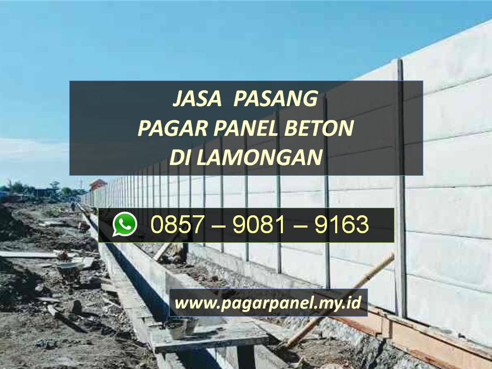 Jasa Pasang Pagar Panel Beton Precast di Lamongan