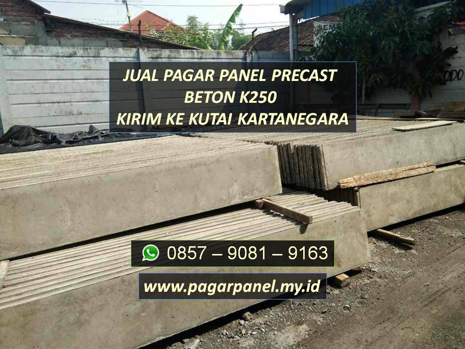 Jual pagar panel beton precast Kutai Kartanegara